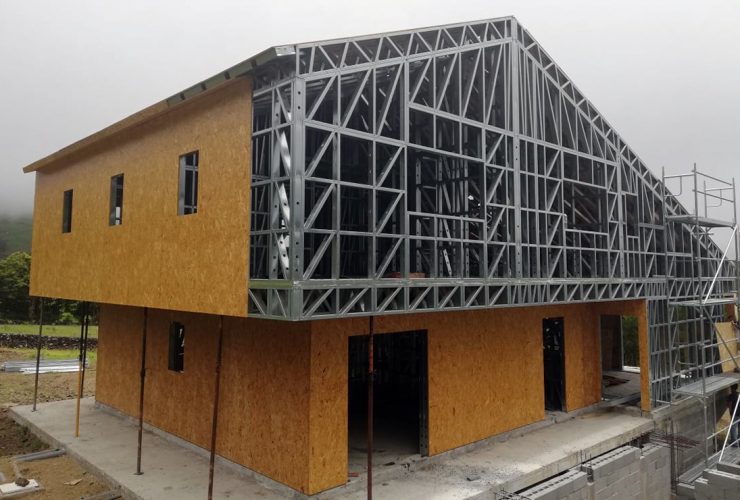 Fase de Placagem (placas OSB) - Tersteel - Destaque