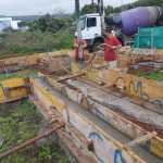 Preparação e betonagem das fundações LSF