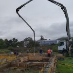 Preparação e betonagem das fundações LSF2